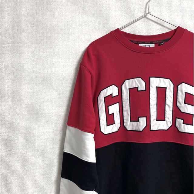 MSGM(エムエスジイエム)の新品未使用 ジーシーディーエス GCDS スウェット トレーナー size L メンズのトップス(スウェット)の商品写真