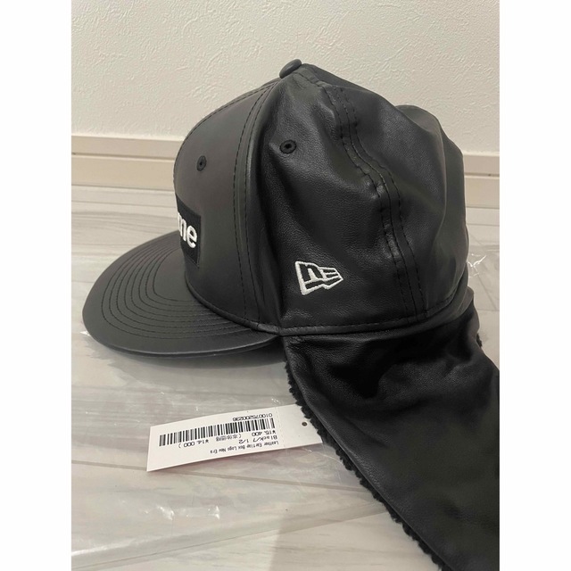 Supreme Leather Earflap Box Logo New Era |