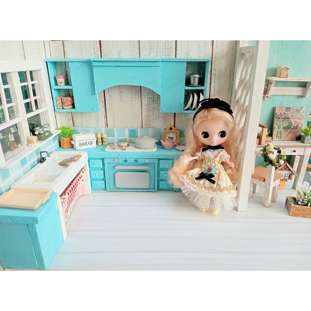 ドールハウス背景ボード ドールハウスキッチン ミニチュアキッチン- ドールハウス背景ボード ドールハウスキッチン ミニチュアキッチン-