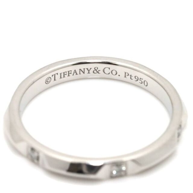 Tiffany & Co.(ティファニー)のティファニー  TIFFANY&CO. トゥルー バンド 15号 リング ダイヤ Pt プラチナ 指輪 VLP 90184953 レディースのアクセサリー(リング(指輪))の商品写真