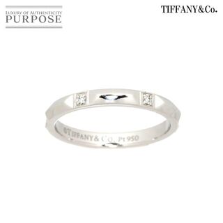 ティファニー(Tiffany & Co.)のティファニー  TIFFANY&CO. トゥルー バンド 15号 リング ダイヤ Pt プラチナ 指輪 VLP 90184953(リング(指輪))