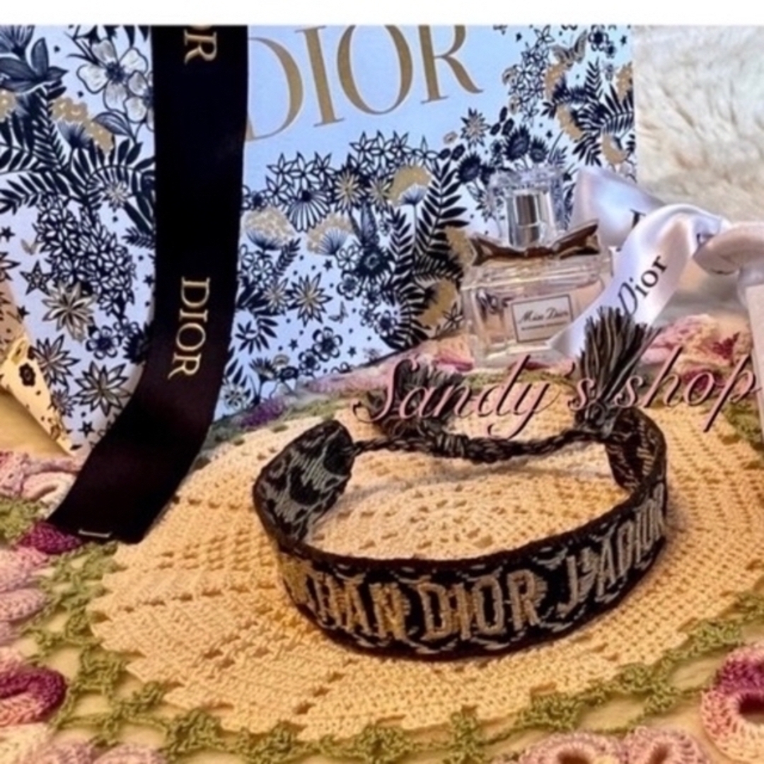 オックスフォードブルー Christian Dior✴︎ミサンガ✴︎トロッター柄
