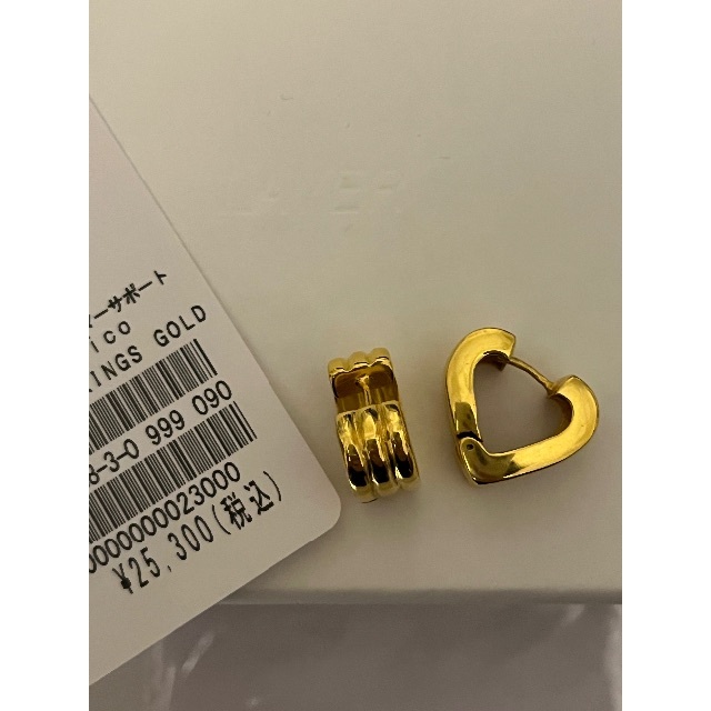 ドゥーズィエムクラス【LAVER/ラバー】HEART ピアス GOLD を安く販売