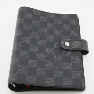 ルイヴィトン(LOUIS VUITTON)のルイヴィトン LOUIS VUITTON 手帳カバー
 ダミエ・グラフィット アジェンダMM R20242  グレー(手帳)