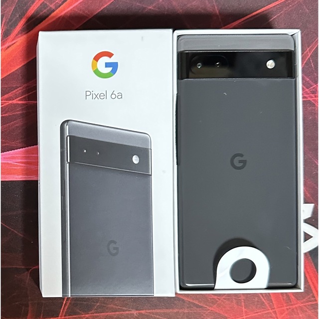 未使用　Google Pixel 6a 128GB Charcoal au