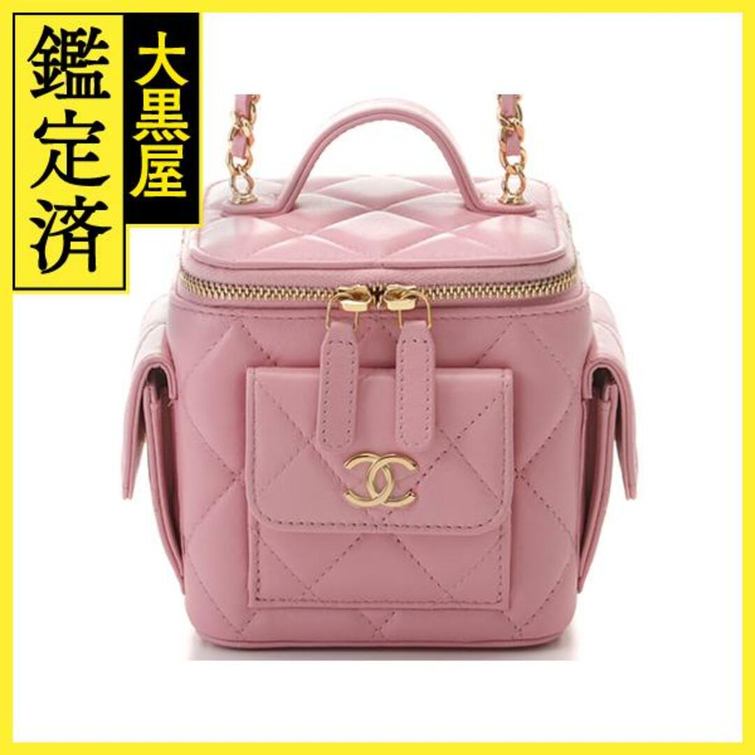 良好品】 CHANEL CHANEL マトラッセ バニティケース ピンク 【431】 その他 LOEWE ロエベ フラメンコクラッチ ミニ 2wayバッグ A411FC2X05 カーフスキン ピンク ゴールド金具