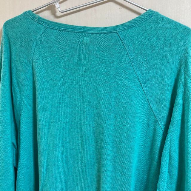 GAP(ギャップ)の6a135 Gap ギャップ　メンズ　青緑シャツ　綿100% ヴィンテージシャツ レディースのトップス(ニット/セーター)の商品写真