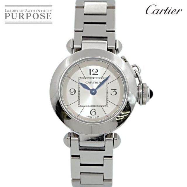 Cartier - カルティエ Cartier ミスパシャ W3140007 レディース 腕時計 シルバー 文字盤 クォーツ ウォッチ Miss Pasha VLP 90186738