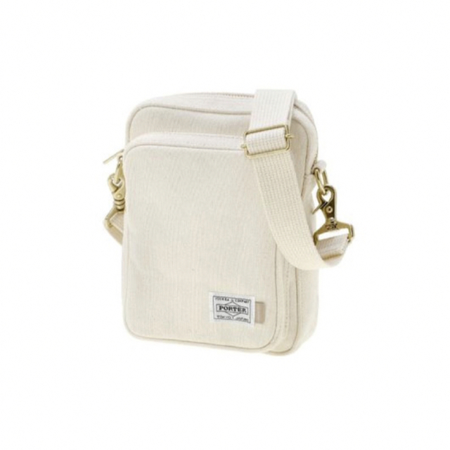 PORTER(ポーター)のPORTER x JJJJound Passport Bag "White" メンズのバッグ(ショルダーバッグ)の商品写真