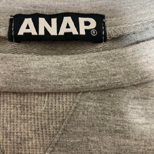 ANAP(アナップ)の6a124 ANAP アナップ　メンズ　スウェットシャツ　カジュアル レディースのトップス(Tシャツ(長袖/七分))の商品写真