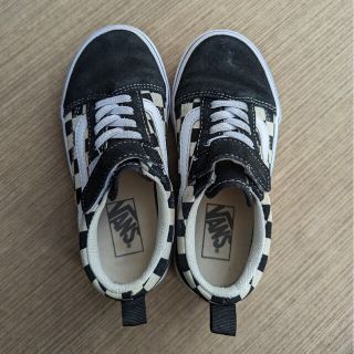 ヴァンズ(VANS)のVANS　キッズ　オールドスクール　チェッカー柄(スリッポン)