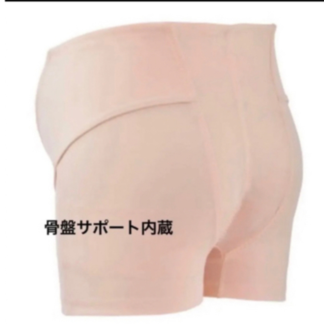 INUJIRUSHI(イヌジルシホンポ)の犬印　オールサポート妊婦帯　新品　Mサイズ　ピンク2枚セット　パンツ妊婦帯　腹帯 キッズ/ベビー/マタニティのマタニティ(マタニティ下着)の商品写真