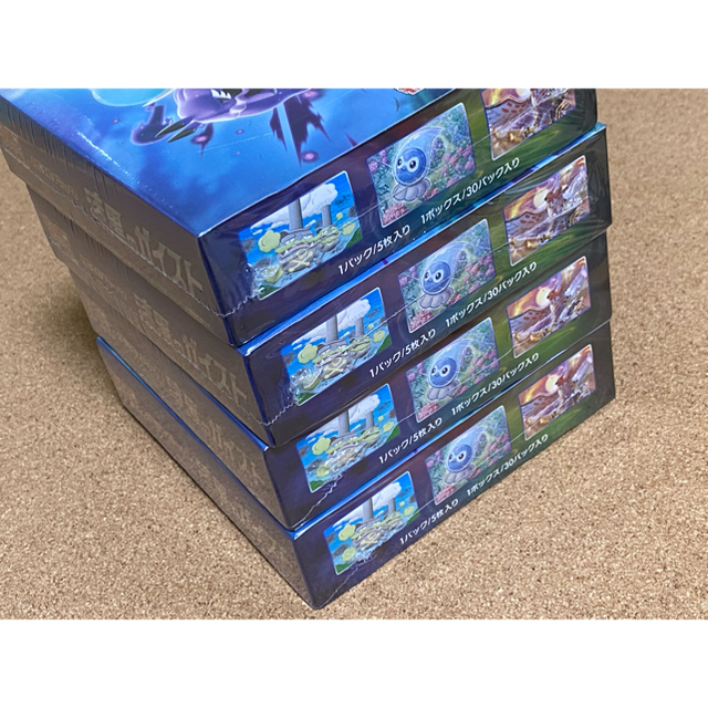 ポケモンカードゲーム　漆黒のガイスト　4BOXセット　新品未開封シュリンク付き