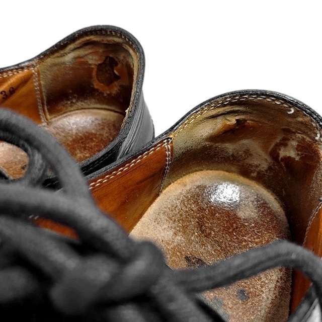 trippen(トリッペン)のtrippen✨トリッペン レザーシューズ 36 ブラック 23-23.5cm レディースの靴/シューズ(ローファー/革靴)の商品写真