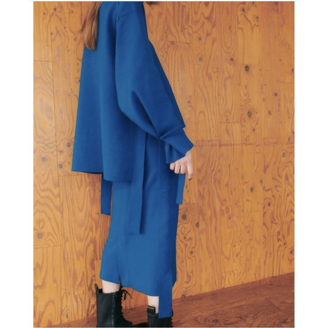 【ほぼ未使用】LE CIEL BLEU Wool Smooth Skirt