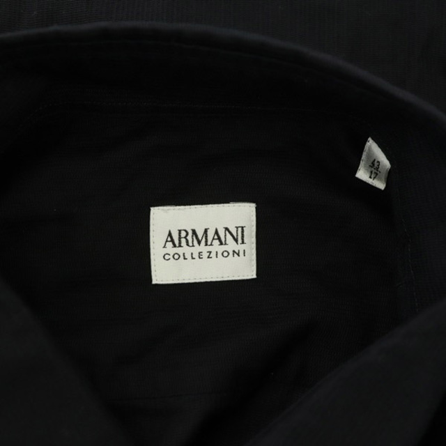 ARMANI COLLEZIONI(アルマーニ コレツィオーニ)のアルマーニ コレツィオーニ スナップダウンカラー ドレスシャツ 長袖 コットン メンズのトップス(シャツ)の商品写真