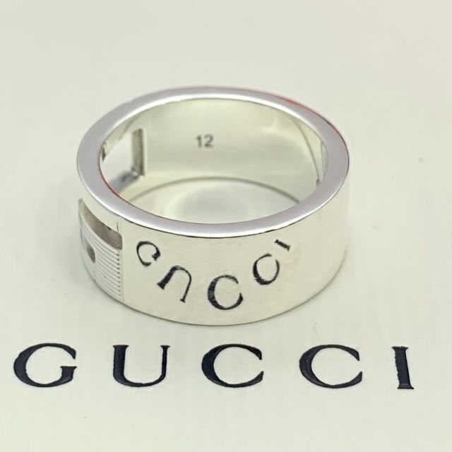 Gucci(グッチ)の105 極美品 グッチ G リング 指輪 刻印 12 日本サイズ 11 シルバー レディースのアクセサリー(リング(指輪))の商品写真