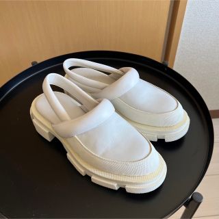 ジルサンダー(Jil Sander)のboth ミュール ブーツ サンダル ホワイト(ブーツ)