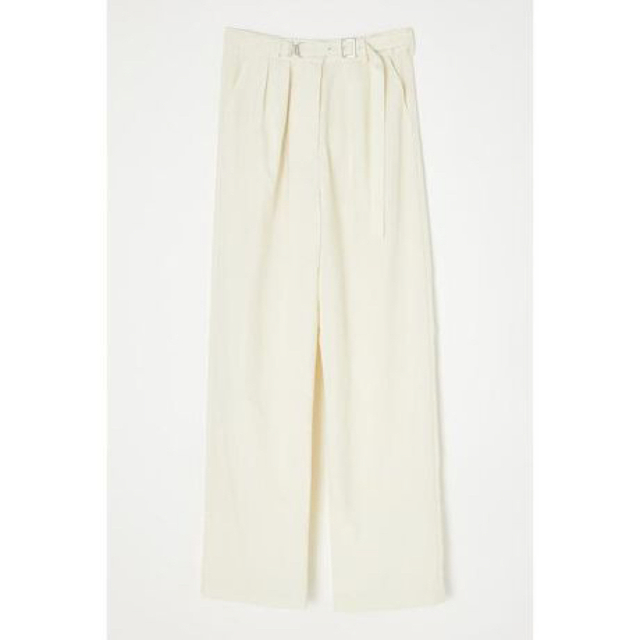 W BELTED STRAIGHT PANTS