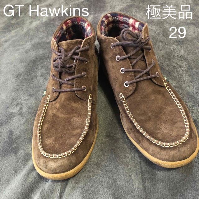 G.T. HAWKINS(ジーティーホーキンス)の極美品ジーティーホーキンス　ブーツ　スエード メンズの靴/シューズ(ブーツ)の商品写真