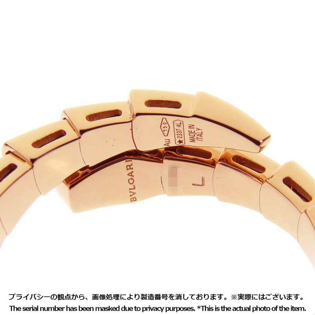 ブルガリ リング セルペンティ ヴァイパー K18PGピンクゴールド リングサイズL 358634 BVLGARI ジュエリー 指輪