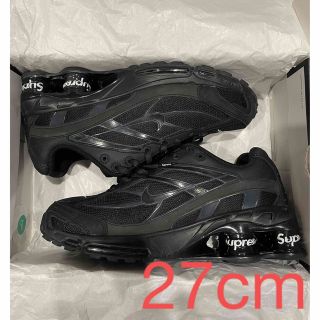 シュプリーム(Supreme)の美品 Supreme Nike Shox Ride 2 黒 BLACK 27cm(スニーカー)