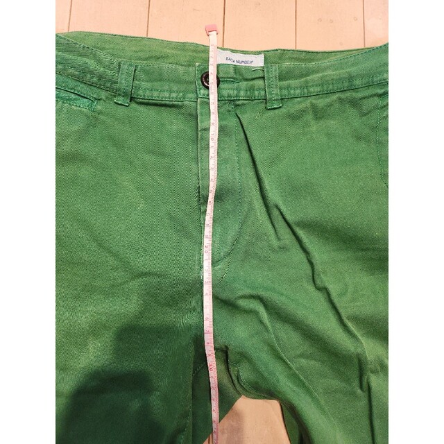 BACK NUMBER(バックナンバー)の【BACK NUMBER】 緑ハーフパンツ メンズのパンツ(ショートパンツ)の商品写真