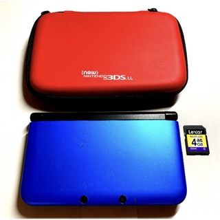 ニンテンドー3DS(ニンテンドー3DS)のニンテンドー3DS LL ブルー×ブラック(家庭用ゲーム機本体)