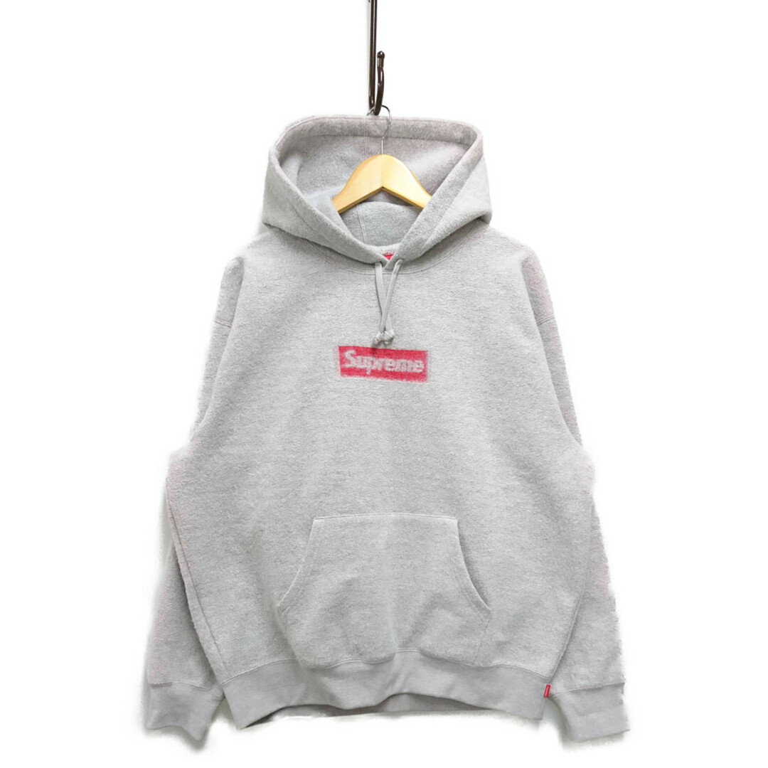 SUPREME シュプリーム 23SS Inside Out Box Logo Hooded Sweatshirt スウェット パーカー ヘザーグレー L 正規品 / 30522