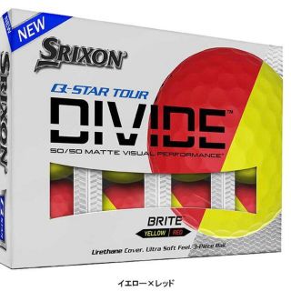 スリクソン(Srixon)のスリクソン ゴルフボール Q-STAR TOUR DIVIDE ディバイド (その他)