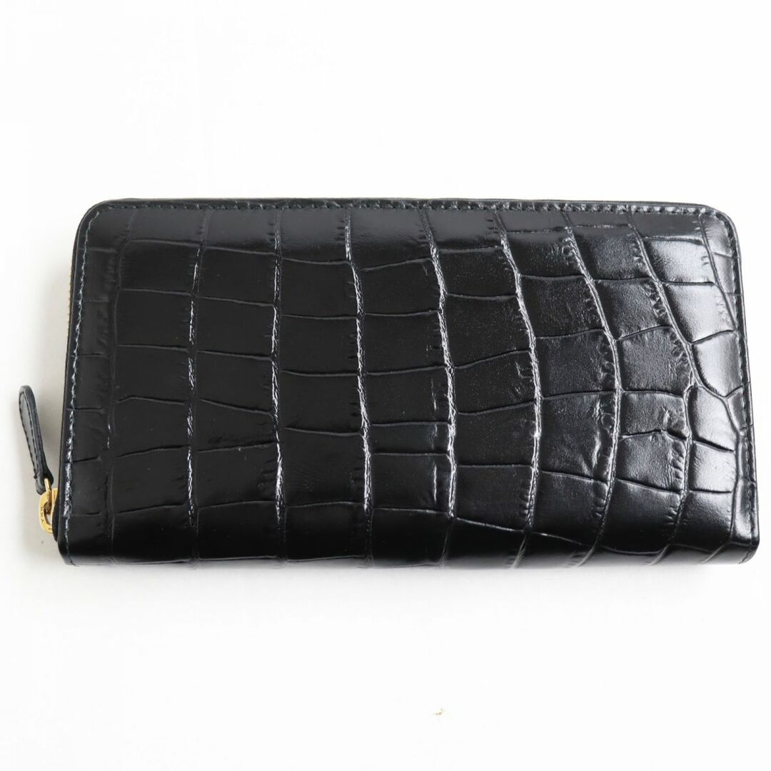 【新品♪Vivienne Westwood 】長財布／クロコ型BLACK／箱袋付