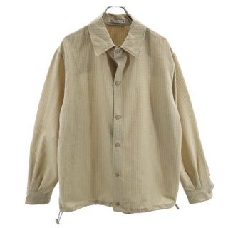 ザラ(ZARA)の未使用 ザラ チェック シアサッカーオーバーシャツ M ベージュ系 ZARA メンズ 【中古】  【230410】(シャツ)