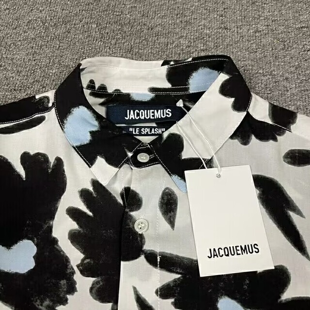 BTS V テテ着用 Jacquemus dark daisy 花柄シャツ - シャツ