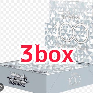 Disney - Disney100 ヴァイスシュバルツ ブースターパック 3boxの通販