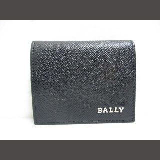 バリー(Bally)のバリー BALLY LAHLO 美品 コインケース 小銭入れ ホック レザー 黒(コインケース/小銭入れ)