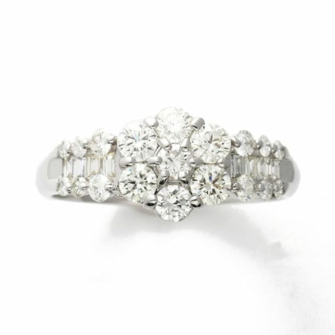 品質満点! プラチナ PT リング#11 ダイヤモンド 1.0ct リング(指輪