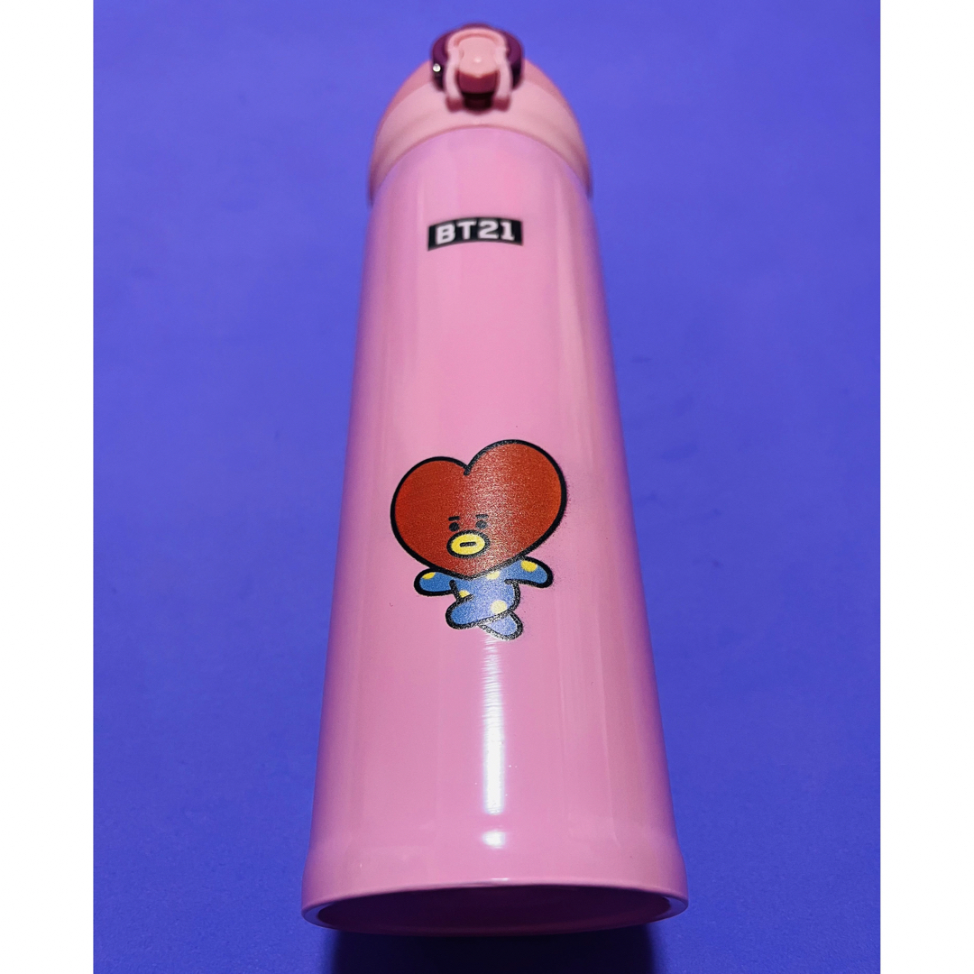 BT21(ビーティーイシビル)のBTS BT21 バンタン　TATA テテ　水筒　タンブラー　1個 インテリア/住まい/日用品のキッチン/食器(タンブラー)の商品写真