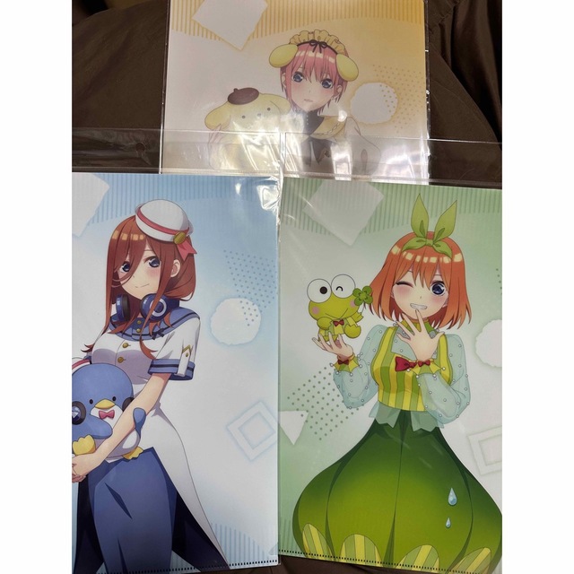 五等分の花嫁 サンリオコラボ クリアファイル エンタメ/ホビーのおもちゃ/ぬいぐるみ(キャラクターグッズ)の商品写真