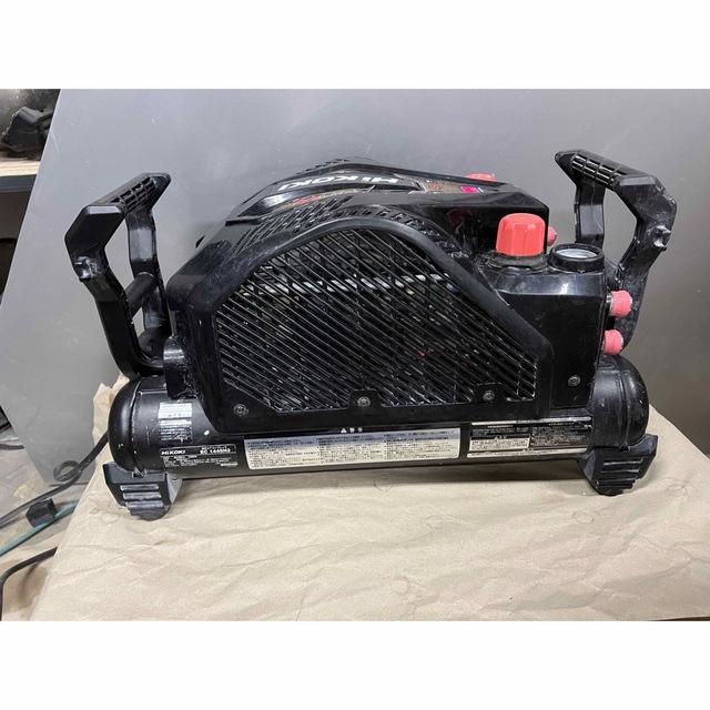 良品HIKOKI低騒音EC1445H3改 高圧専用エアーコンプレッサー