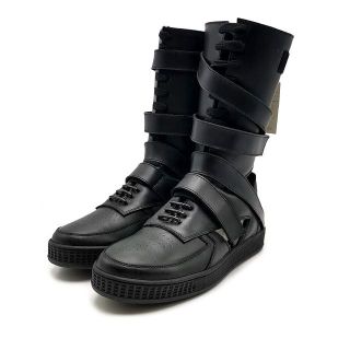 ジバンシィ(GIVENCHY)の美品 ジバンシィ ブーツ ベルトデザイン レザー 03-23033113(ブーツ)