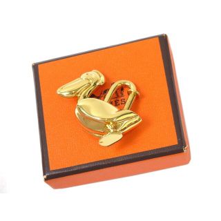 エルメス(Hermes)の【最終値下げ 5/28日 01：59まで】■未使用■　エルメス カデナ ペリカン バッグ チャーム アニマル GP 【A58133】 (ネックレス)