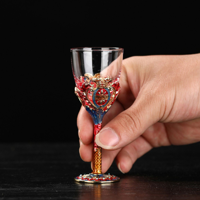 高級ガラス 冷酒用 酒器セット 上品ミニワイングラス 7点セット 高級ガラス 冷酒用 酒器セット 上品ミニワイングラス 7点セット
