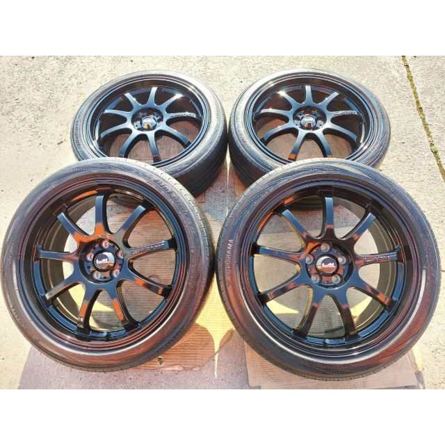 LehrmeisterLMスポーツRS10☆18インチ4本PCD100プリウス他-