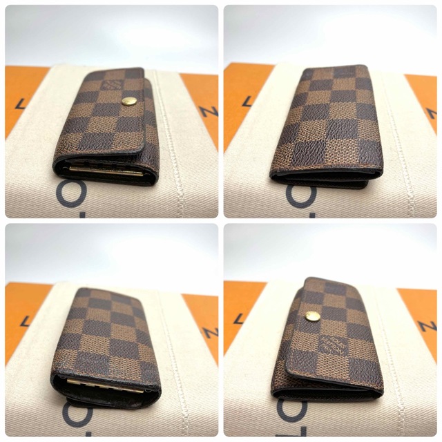 LOUIS VUITTON - 鑑定済 ルイヴィトン ダミエ キーケース4連の通販 by