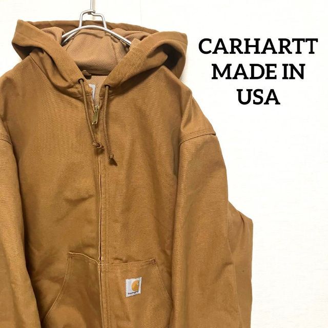 carhartt(カーハート)のcarhartt カーハート　アクティブジャケット　USA製　ベージュ メンズのジャケット/アウター(ブルゾン)の商品写真