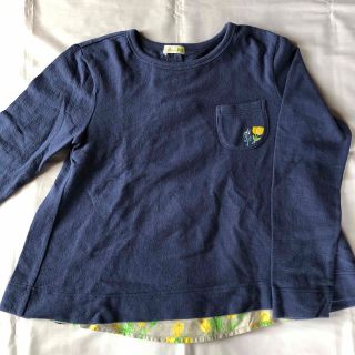 ニットプランナー(KP)の美品★KP140  トップス　長袖Tシャツ　カットソー　女の子(Tシャツ/カットソー)