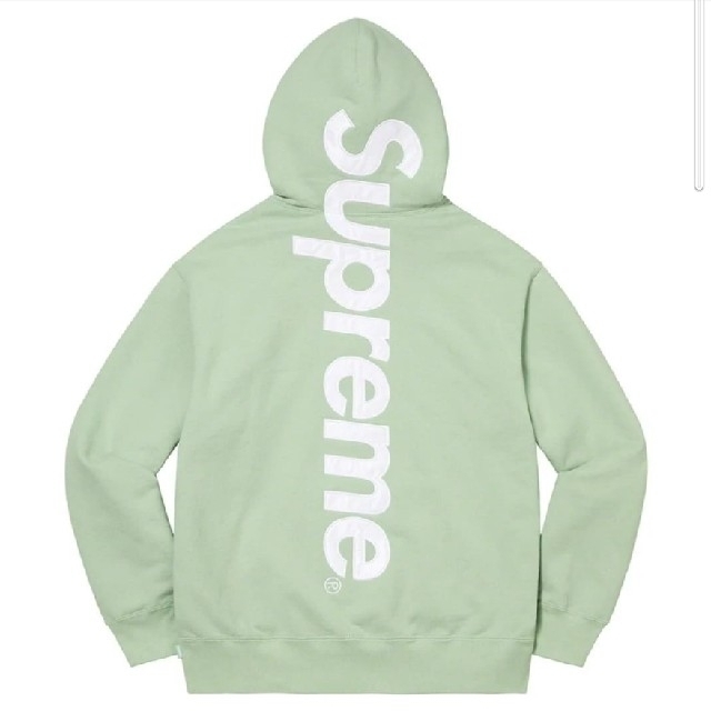 メンズSupreme Satin Applique Hooded S Mint 　XL