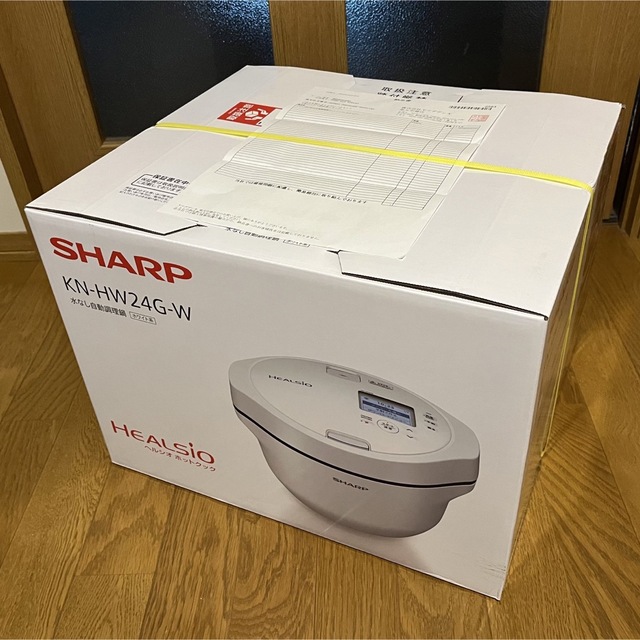 SHARP - 新品未開封☆保証あり☆ホットクック2.4L KN-HW24G-W ホワイト