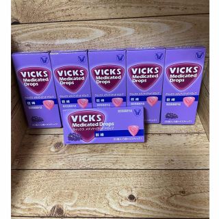 タイショウセイヤク(大正製薬)のVICKS ヴィックス メディケイテッド ドロップ のど飴 巨峰 20個×６(菓子/デザート)