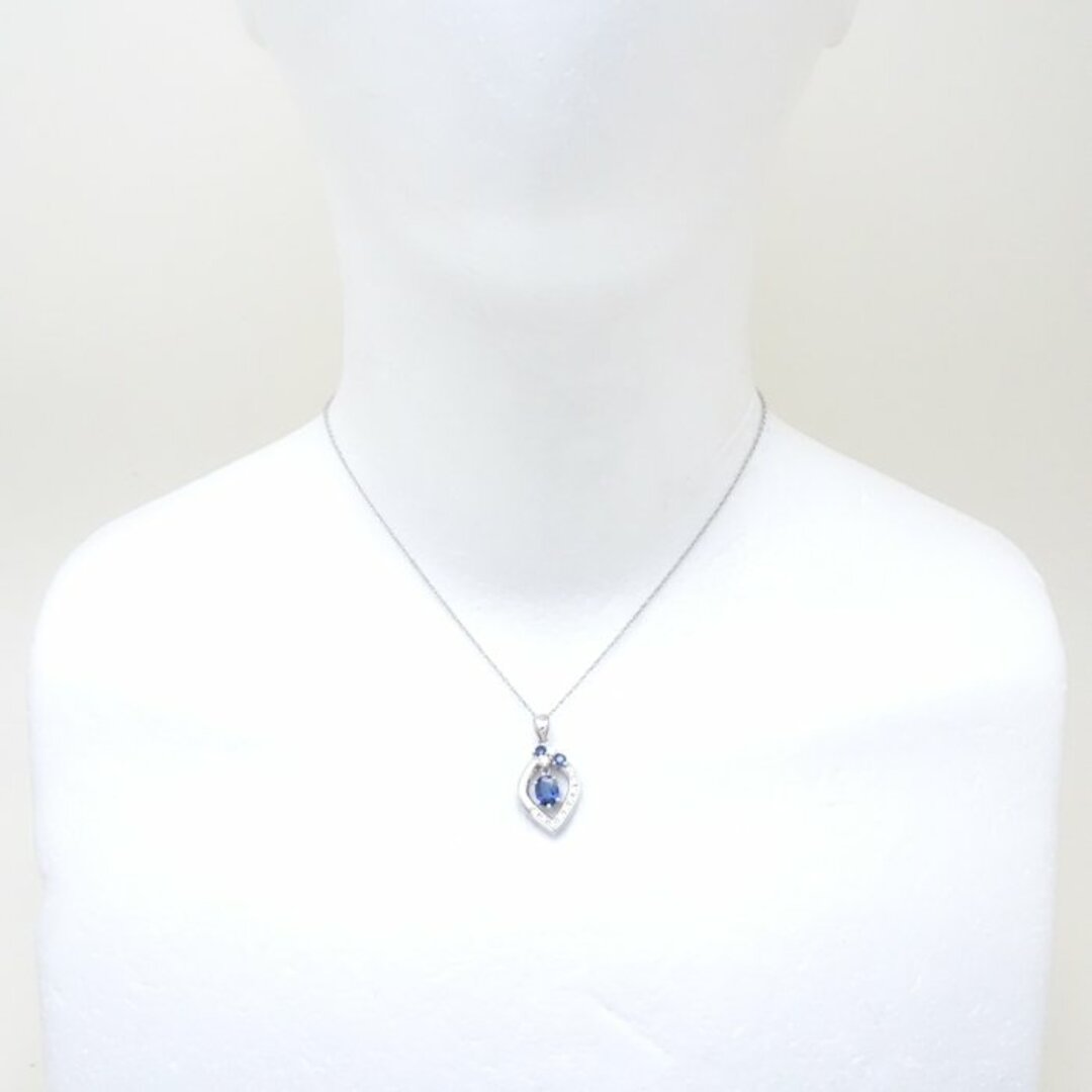 TASAKI(タサキ)の田崎真珠 TASAKI ネックレス サファイヤ0.61ct ダイヤモンド0.13ct Pt900プラチナ × Pt850プラチナ  / 199317【中古】【BJ】 レディースのアクセサリー(ネックレス)の商品写真